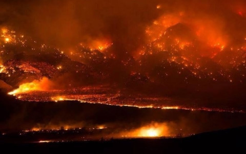 Cháy rừng dữ dội tại California. Ảnh: Reuters