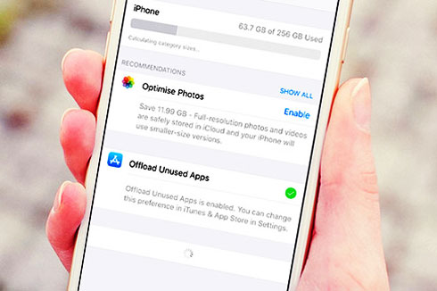 iOS 11 cung cấp tính năng Offload App rất tiện dụng để tạm xóa ứng dụng