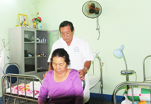 Bệnh nhân Nguyễn Thị Kim được điều trị miễn phí tại cơ sở
