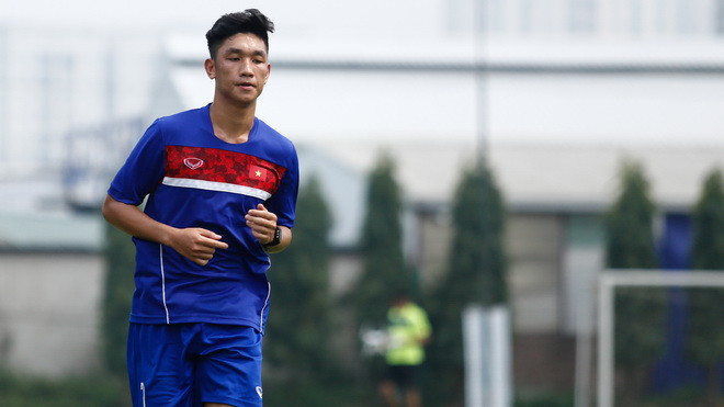 Nguyễn Trọng Đại là 1 trong 2 cầu thủ chưa tập 1 buổi nào cùng U23 Việt Nam nhưng vẫn được gọi tham dự Giải M150. Ảnh: Thanh Hà.