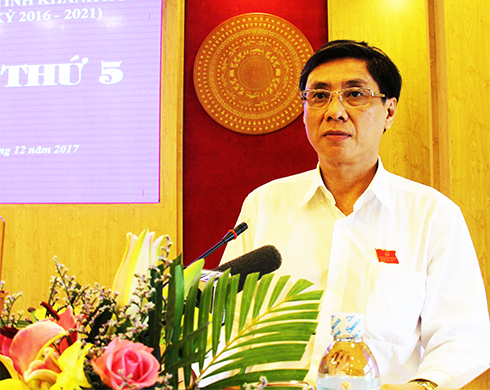 Chairman of Khanh Hoa Province Peoples Committee Le Duc Vinh