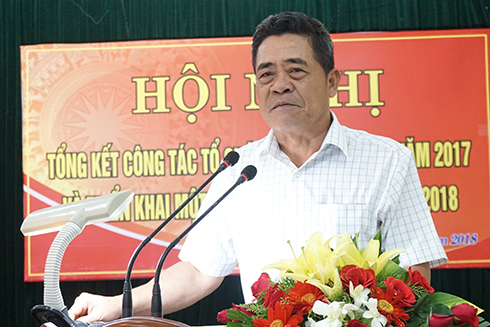 Ông Lê Thanh Quang phát biểu chỉ đạo