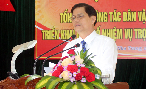 Ông Nguyễn Tấn Tuân phát biểu chỉ đạo.