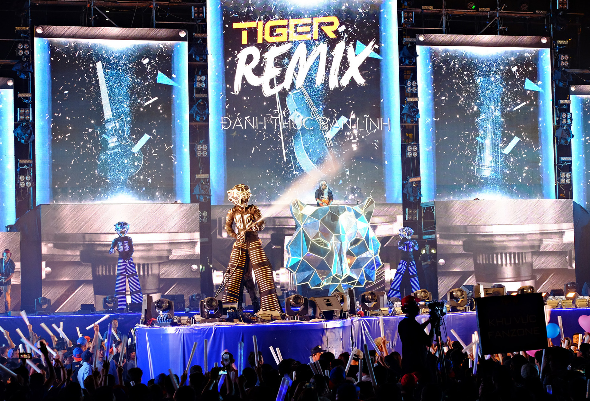 Sân khấu chính của Đêm nhạc Tiger 2018
