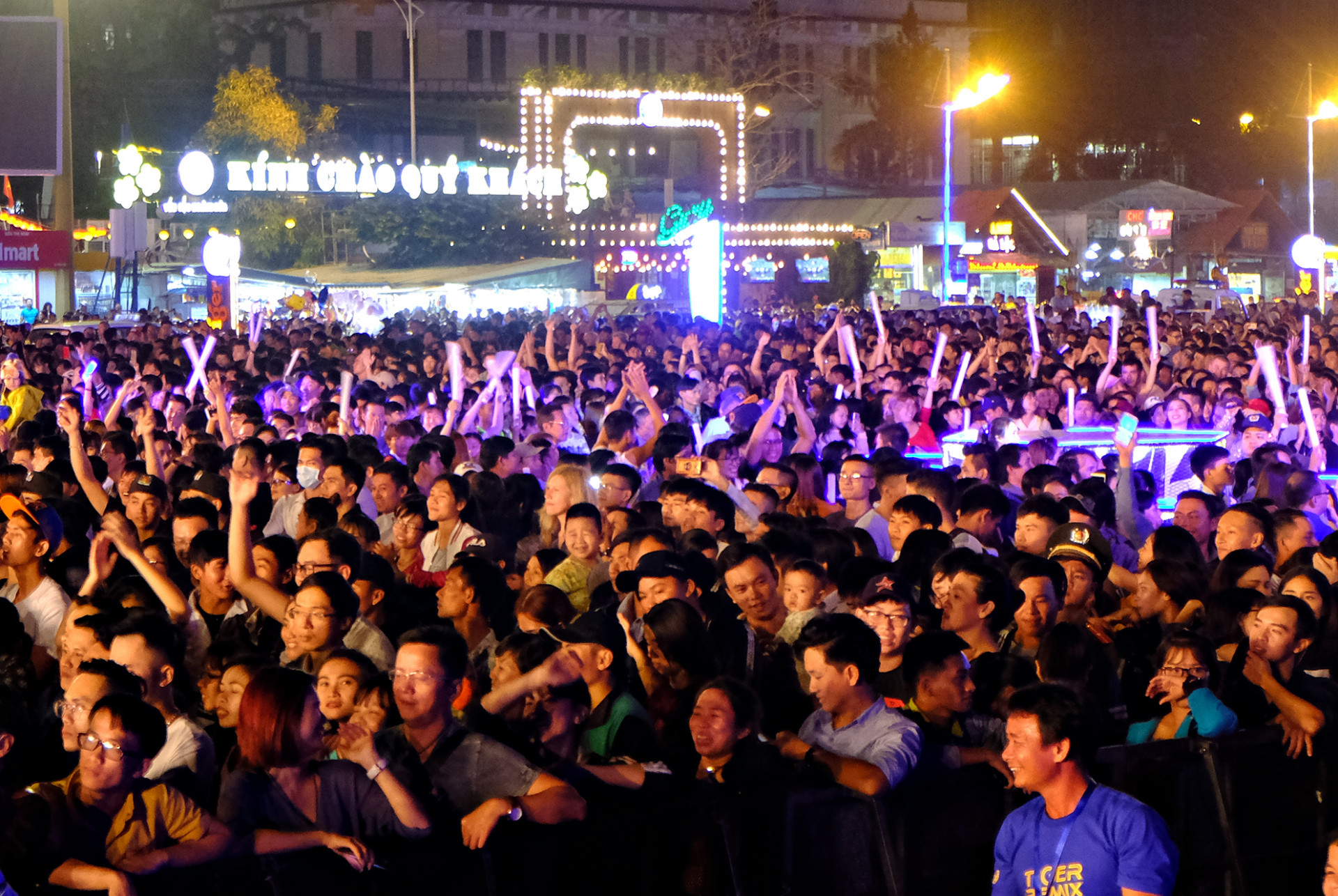 Crowd of audience at Tiger Remix 2018