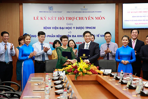 Sự hợp tác giữa Vinmec Nha Trang và Bệnh viện ĐH Y Dược TPHCM  sẽ tạo nên dịch vụ chăm sóc y tế tối ưu, mang lại lợi ích và sự hài lòng cao nhất cho người bệnh