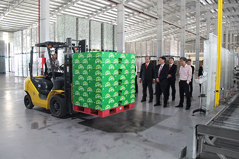 Hoạt động sản xuất tại Công ty Cổ phần Bia Sài Gòn - Khánh Hòa