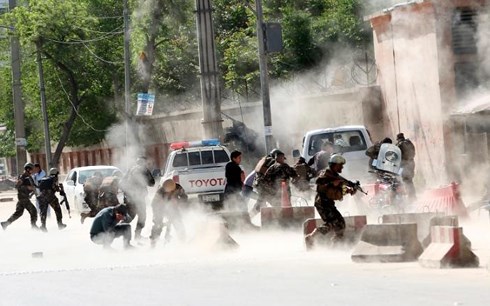 Ngày khủng bố đẫm máu tại Afghanistan. Ảnh: AP