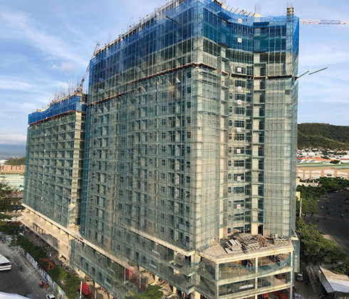 Dự án chung cư P.H Complex Nha Trang đã xây đến tầng 22
