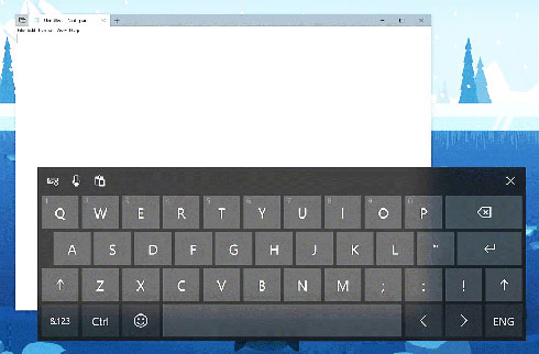Giao diện SwiftKey trên Windows 10