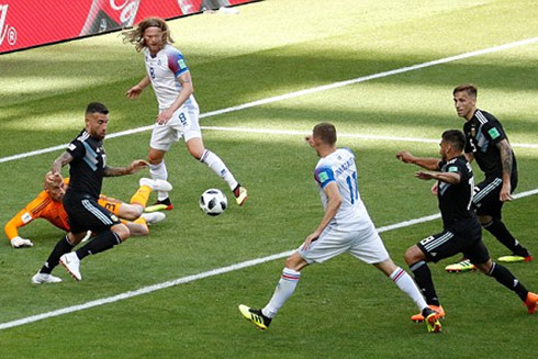 Đội tuyển Iceland đã có một trận đấu rất hay trước đội tuyển Argentina.