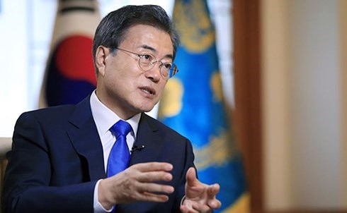 Tổng thống Hàn Quốc Moon Jae-in. Ảnh: The Korea Times