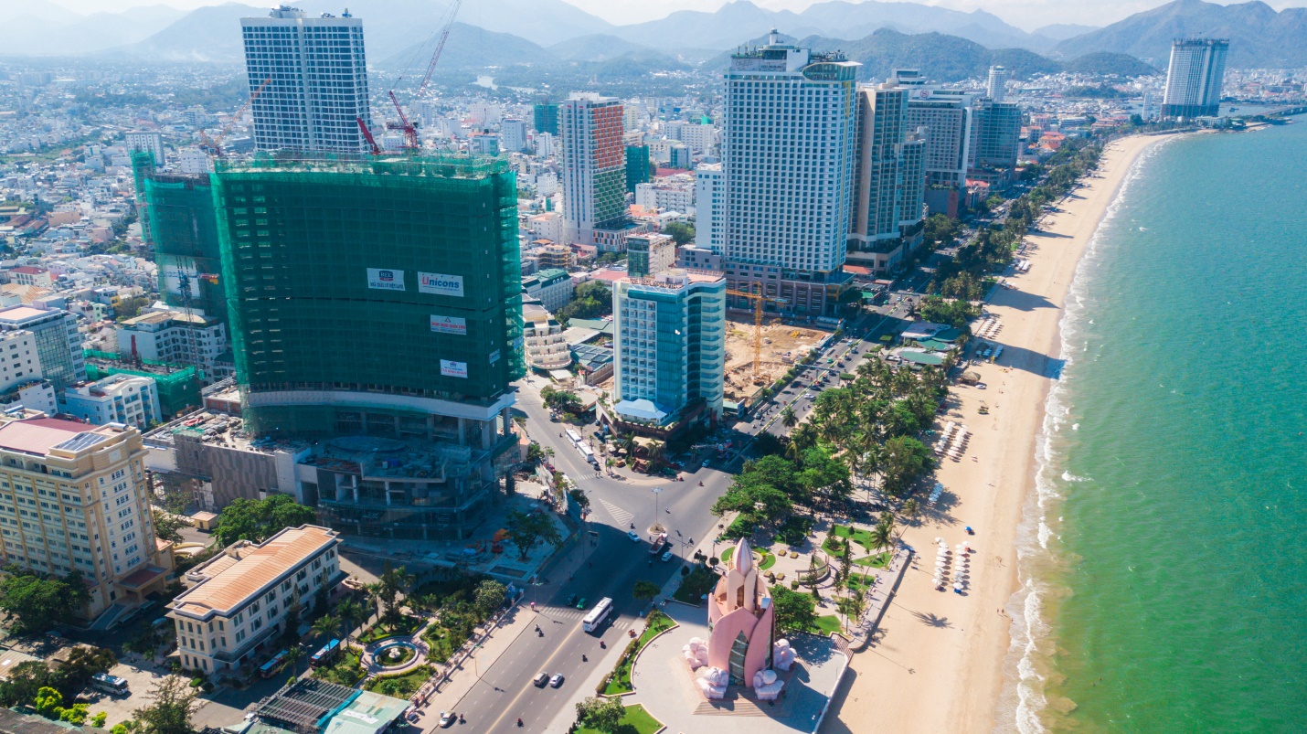 A&B Central Square Nha Trang đã xây dựng tới tầng 30 sẽ đi vào hoạt động quý 1, 2019