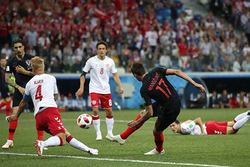 Đội tuyển Croatia đã đánh bại đội tuyển Đan Mạch sau một trận đấu khá là cân tài cân sức.