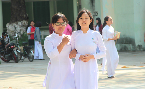 Học sinh Trường THPT Nguyễn Văn Trỗi.