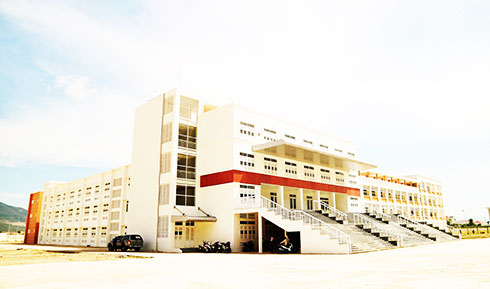 Một góc cơ sở mới Trường THPT chuyên Lê Quý Đôn.    