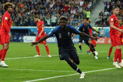 Đội tuyển Pháp đã vượt qua đội tuyển Bỉ để bước vào trận chung kết World Cup 2018.