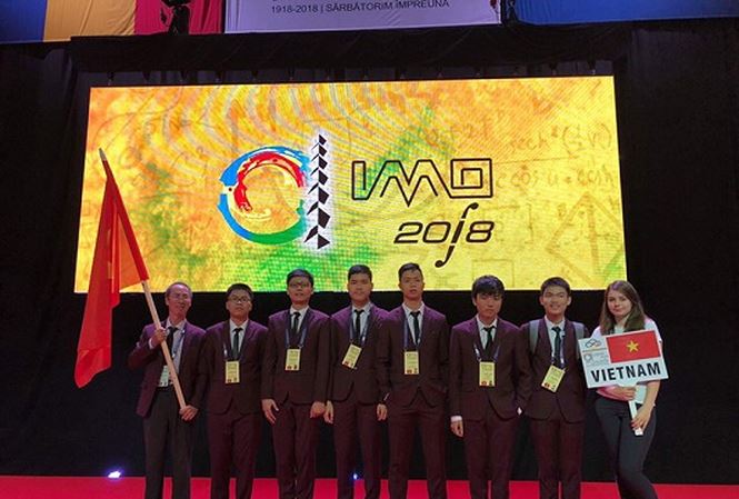 Đội tuyển olympic Toán học Việt Nam 2018