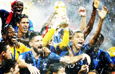 Đội tuyển Pháp vô địch World Cup 2018.
