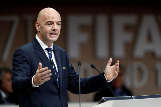 Chủ tịch FIFA Gianni Infantino. Ảnh: Reuters