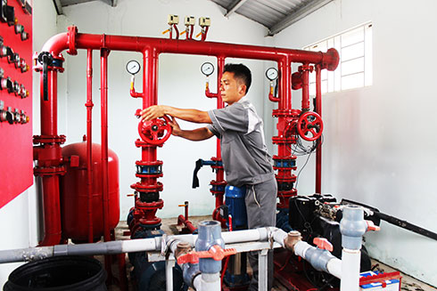 Hệ thống bơm, lọc nước cho Cụm công nghiệp Ninh Ích.