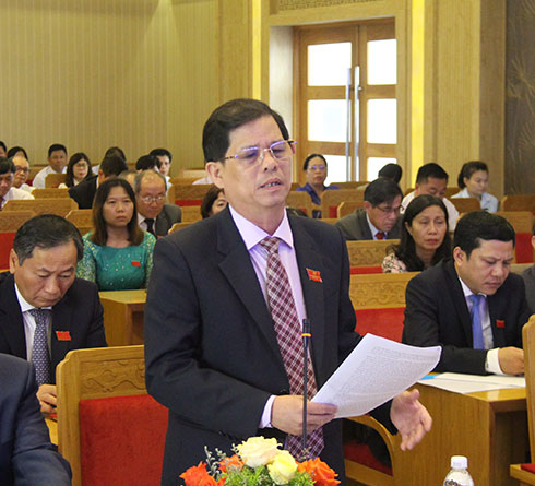 Theo Chủ tịch UBND tỉnh Nguyễn Tấn Tuân, hoạt động của HĐND tỉnh nhiệm kỳ 2016-2021 có nhiều điểm nổi bật, chất lượng được nâng cao