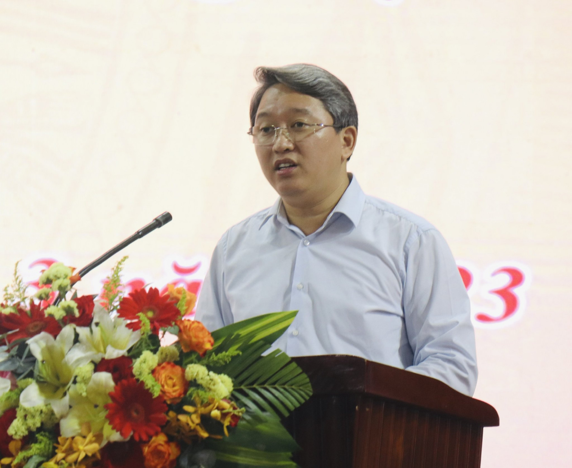 Bí thư Tỉnh ủy Nguyễn Hải Ninh phát biểu chỉ đạo tại hội nghị