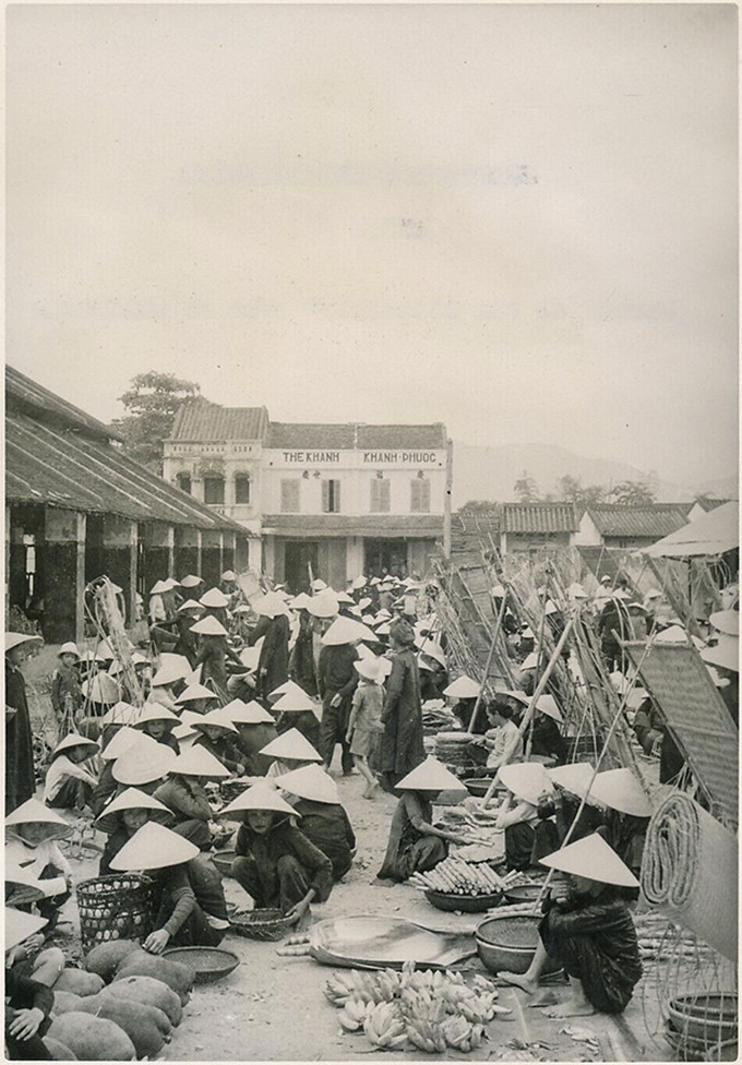 Chợ Thành, Diên Khánh. (Ảnh chụp năm 1940)