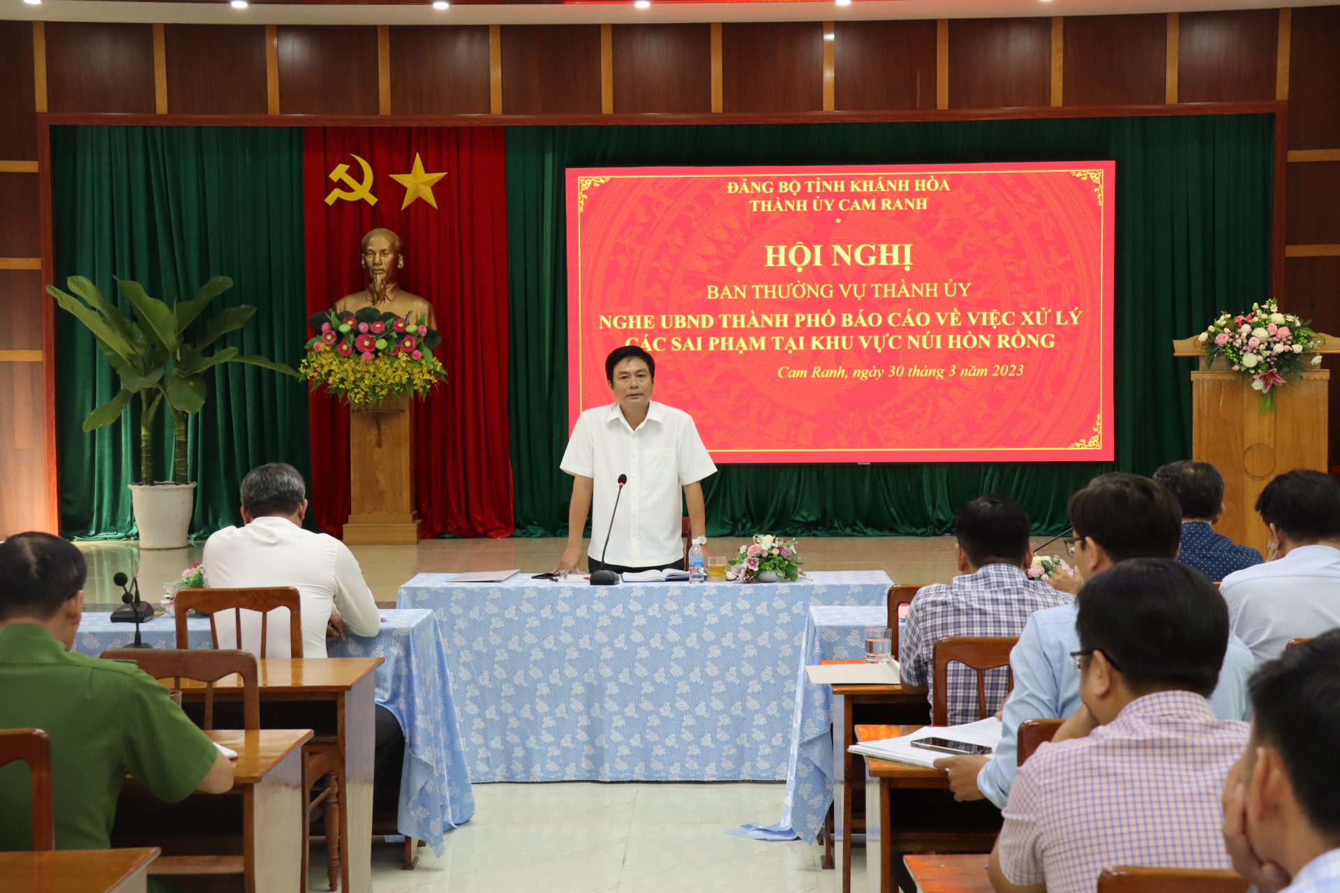 Đồng chí Lữ Thanh Hải kết luận tại hội nghị