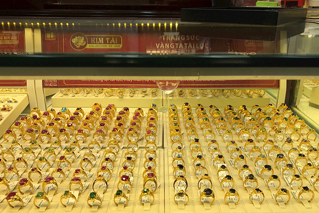 Giá vàng tăng lên mức cao nhất hơn 2 tuần qua