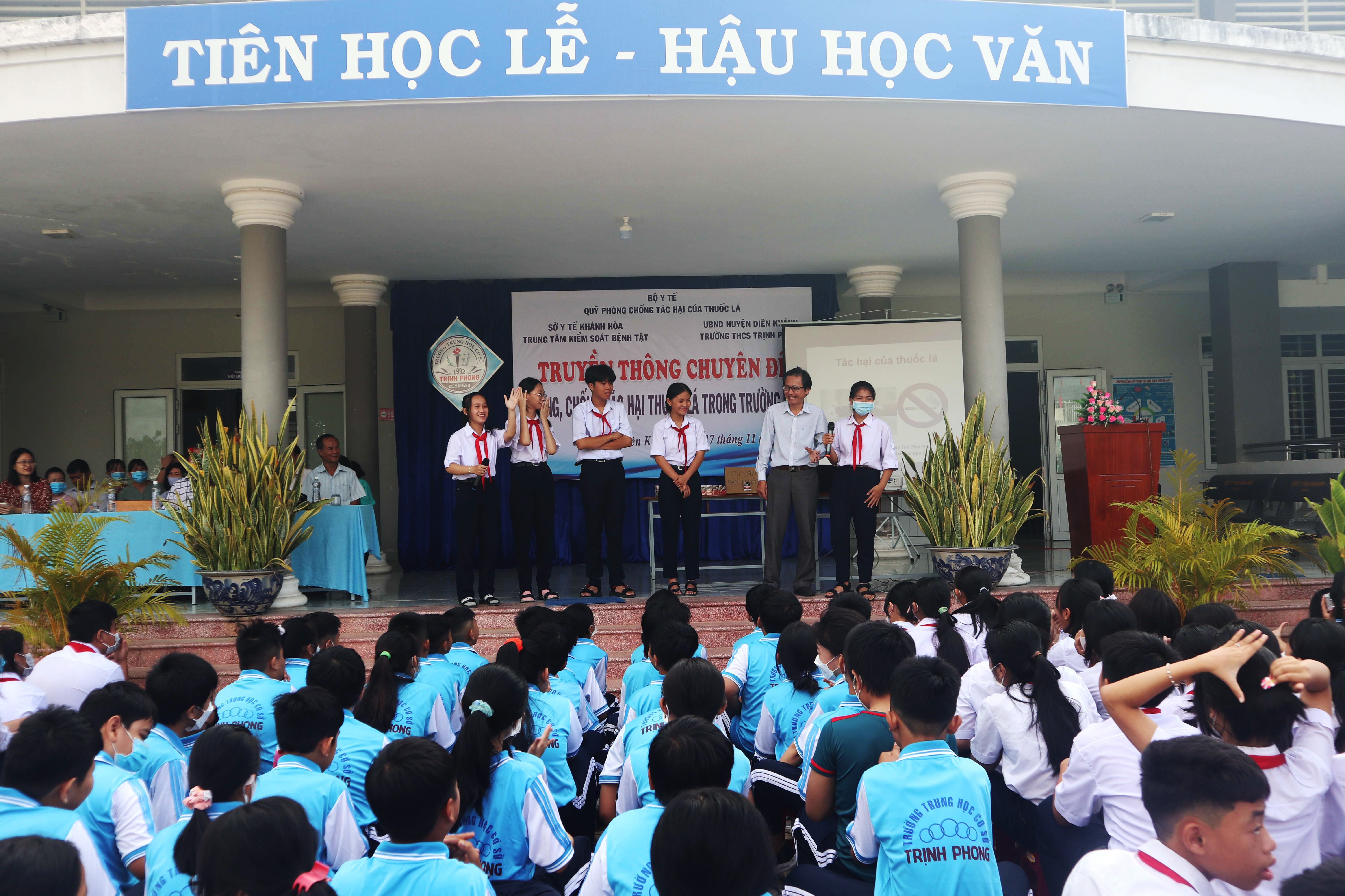 Tăng cường phòng, chống tác hại của thuốc lá trong trường học