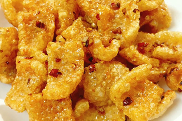 Cách làm Da heo chiên giòn mắm tỏi ớt