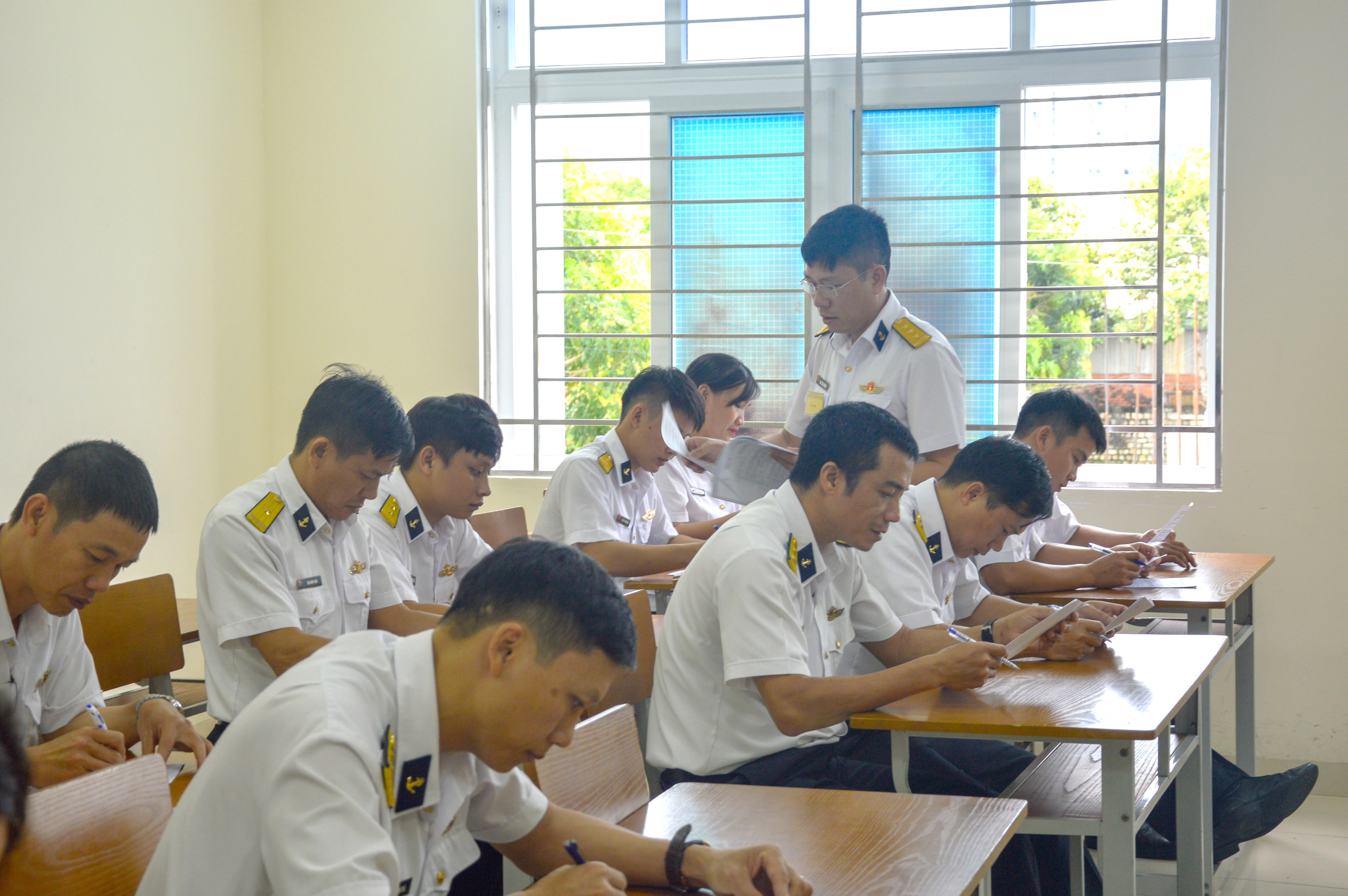 Quân chủng Hải quân kiểm tra toàn diện Học viện Hải quân