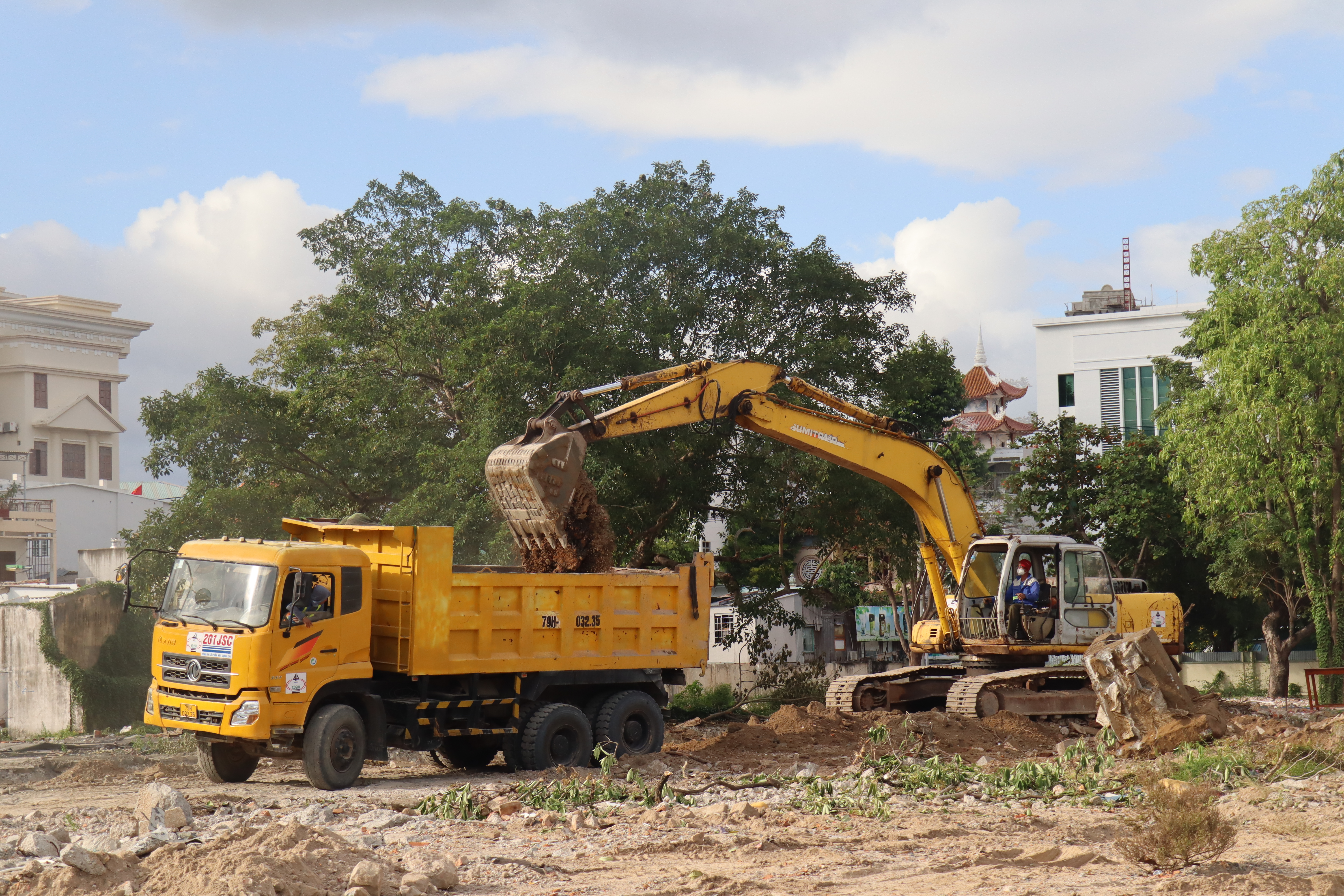 Đẩy nhanh tiến độ thi công Dự án Cung văn hóa thiếu nhi tỉnh Khánh Hòa
