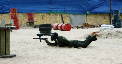 Các “chiến binh” tha hồ lăn, lê, bò, trườn…