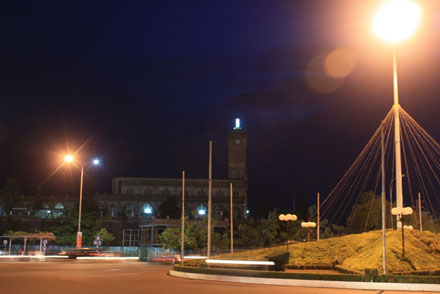 Nhà thờ nằm ở trung tâm thành phố Nha Trang