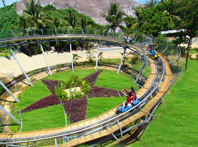 Một góc Khu vui chơi giải trí Vinpearl.