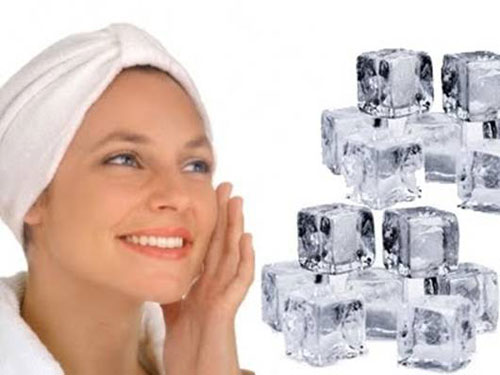 Mẹo làm đẹp với nước đá