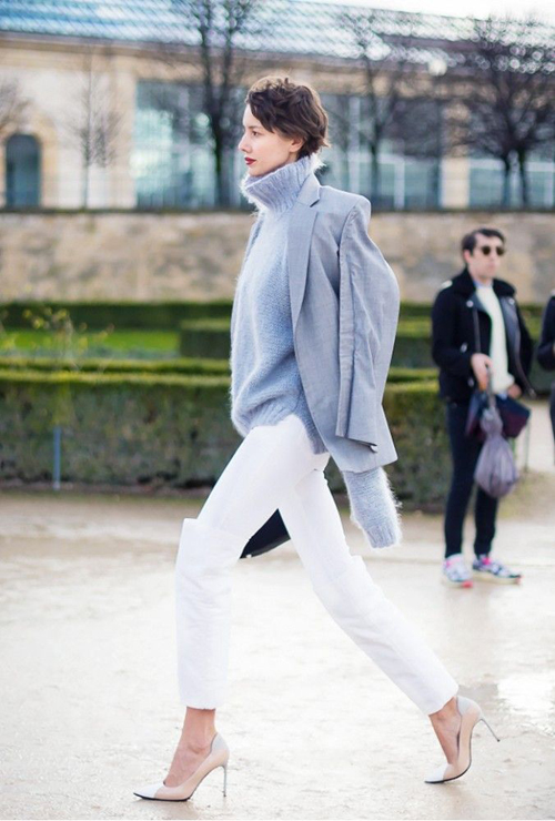 3 cách mặc áo len hợp mốt