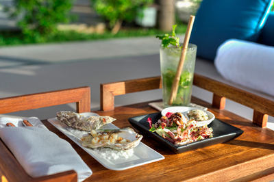 Món ăn mang phong vị Địa Trung Hải.