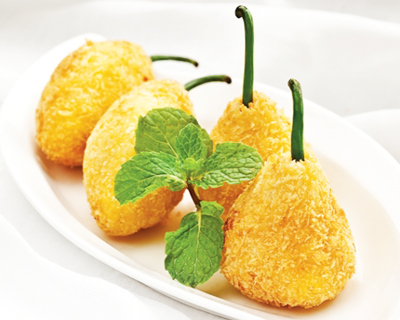 Viên tôm chiên tỏi thì là hấp dẫn