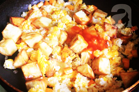 Cơm chiên khoai lang ngon miệng