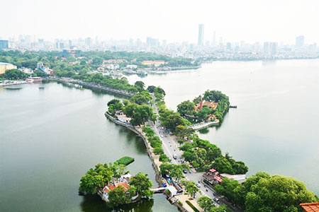 Hà Nội là điểm thử nghiệm đầu tiên cho dự án Super Selfie của Tổng cục Du lịch. Ảnh: Facebook Super Selfie