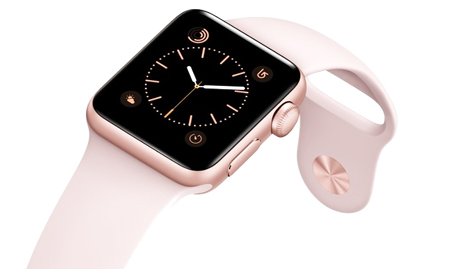 Apple Watch màu vàng hồng