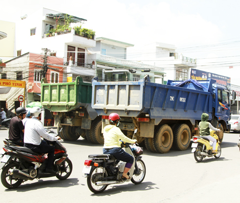 Tăng cường xử lý các vi phạm của xe tải