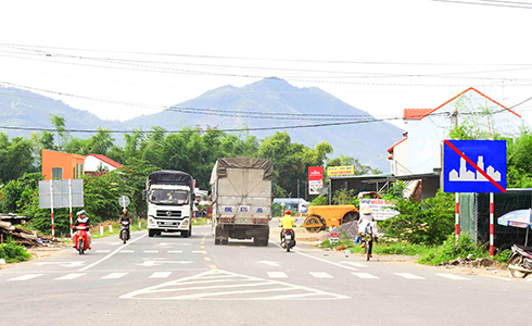 Tuyến tránh Quốc lộ 1 qua thị trấn Diên Khánh sẽ được đầu tư đèn đường.