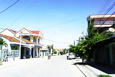 ột khu dân cư ở thị xã Ninh Hòa.
