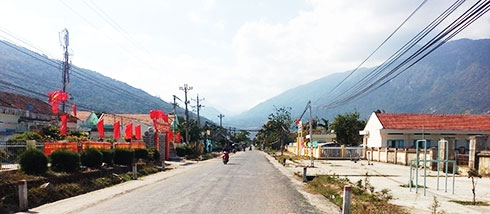 Xã Xuân Sơn đã mang dáng dấp nông thôn mới.