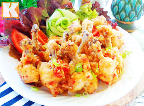 Cánh gà chiên mắm tỏi
