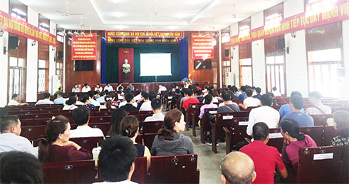 Phiên đấu giá đất ở Vạn Ninh: Đa số người mua đến từ Hà Nội